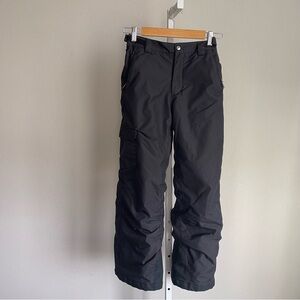 Columbia Youth Teen Boys Girls Large 14/16 Size  Black Snow Waterproof Pants